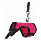 Trixie Hám Pórázzal Nylon Rágcsálóknak Strapabíró 12–18cm 1,20cm