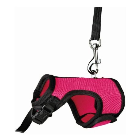 Trixie Hám Pórázzal Nylon Rágcsálóknak Strapabíró 12–18cm 1,20cm