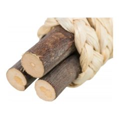  Trixie Játék Rágcsálóknak Fából/Szalmából, 15 × 3 cm