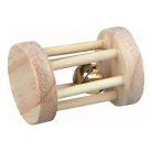 Trixie Játék Fából Henger Csengővel Rágcsálóknak 3,5×5cm