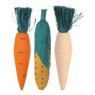 Trixie Fogkoptató szett Fából, Szalmával, Répa-Kukorica-Retek, 3db