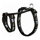 Trixie Hám Pórázzal Nylon, Nyulaknak 25–44cm / 10mm, 1,25m