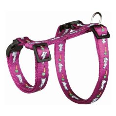   Trixie Hám Pórázzal Nylon, Nyulaknak 25–44cm / 10mm 1,25m