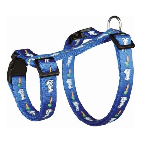 Trixie Hám Pórázzal Nylon, Nyulaknak 25–44cm / 10mm 1,25m