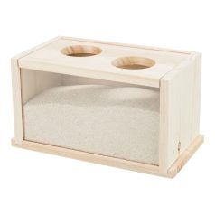 Trixie Homokfürdető, Egérnek/Hörcsögnek, Fa 22x12x12cm