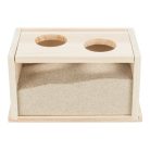 Trixie Homokfürdető, Egérnek/Hörcsögnek, Fa 22x12x12cm