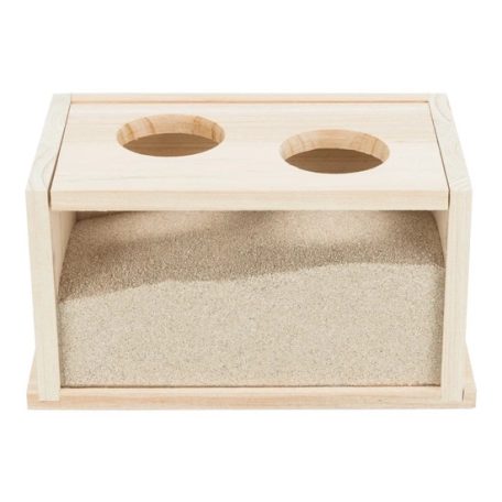 Trixie Homokfürdető, Egérnek/Hörcsögnek, Fa 22x12x12cm