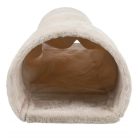 Trixie Alagút Nyúlnak Plüss 2 bejárattal 27x21x80cm, Bézs