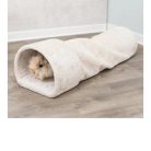 Trixie Alagút Nyúlnak Plüss 2 bejárattal 27x21x80cm, Bézs