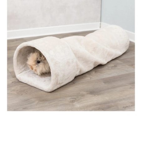 Trixie Alagút Nyúlnak Plüss 2 bejárattal 27x21x80cm, Bézs