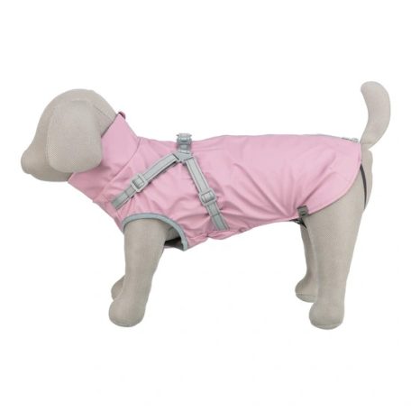 Trixie Esőkabát Ponti hámmal XS 27cm, pink