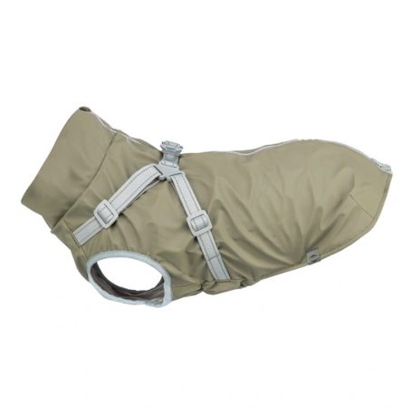 Trixie Esőkabát Ponti hámmal XS 30cm, olivazöld