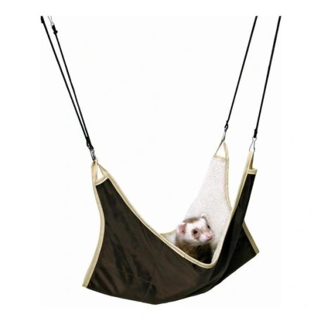 Trixie Függőágy Nylon Vadászgörénynek Barna És Bézs 45×45cm