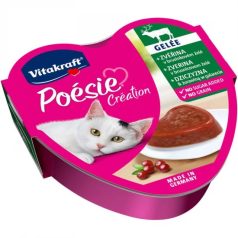  Vitakraft Poésie Macska Alutál Vadhal Áfonya Zselével 85g