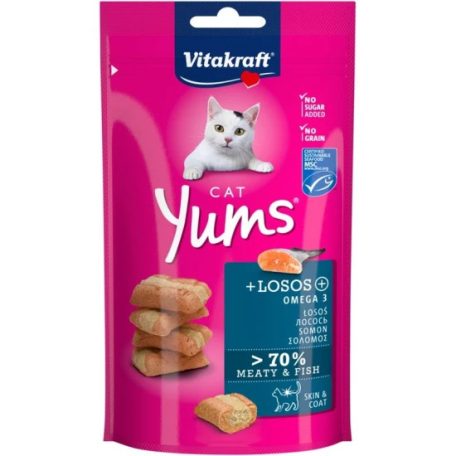 Vitakraft Cat Yums Jutalomfalat Puha Lazac 40g