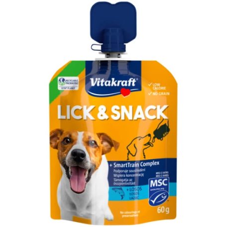 Vitakraft Lick and Snack kutya tréning krém lazac 60g