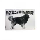 Kutya Harap Tábla A/5 Műanyag (többféle)
