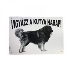 Kutya Harap Tábla A/5 Műanyag (többféle)