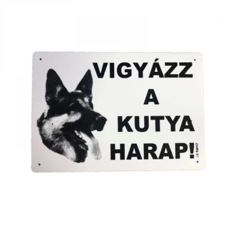 Kutya Harap Tábla A/5 Műanyag (többféle)