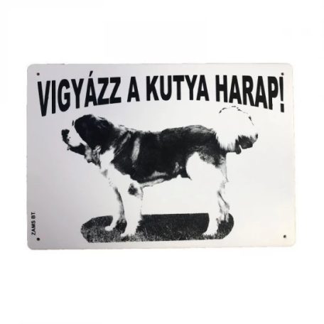 Kutya Harap Tábla A/5 Műanyag (többféle)