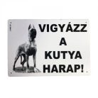 Kutya Harap Tábla A/5 Műanyag (többféle)