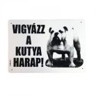Kutya Harap Tábla A/5 Műanyag (többféle)