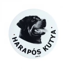 Kutya Harap Tábla Kerek Müany (többféle)