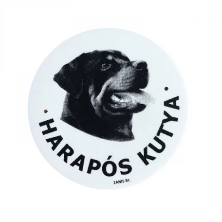 Kutya Harap Tábla Kerek Müany (többféle)