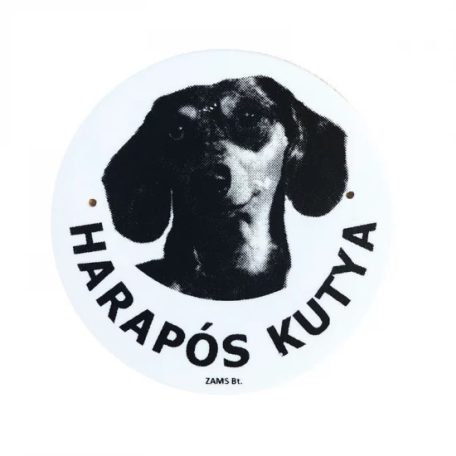 Kutya Harap Tábla Kerek Müany (többféle)