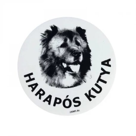 Kutya Harap Tábla Kerek Müany (többféle)