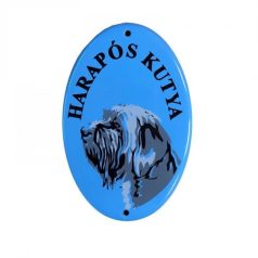 Kutya Harap Zománc Színes Ovál (többféle)