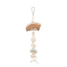 Játék madárnak kókusz, rattan , láva kő 35cm