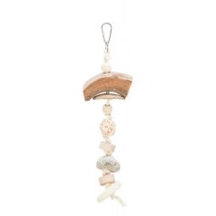 Játék madárnak kókusz, rattan , láva kő 35cm